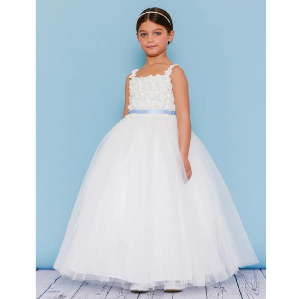 Rosebud Flower Girl Style 5131 Size 4 in Ivory